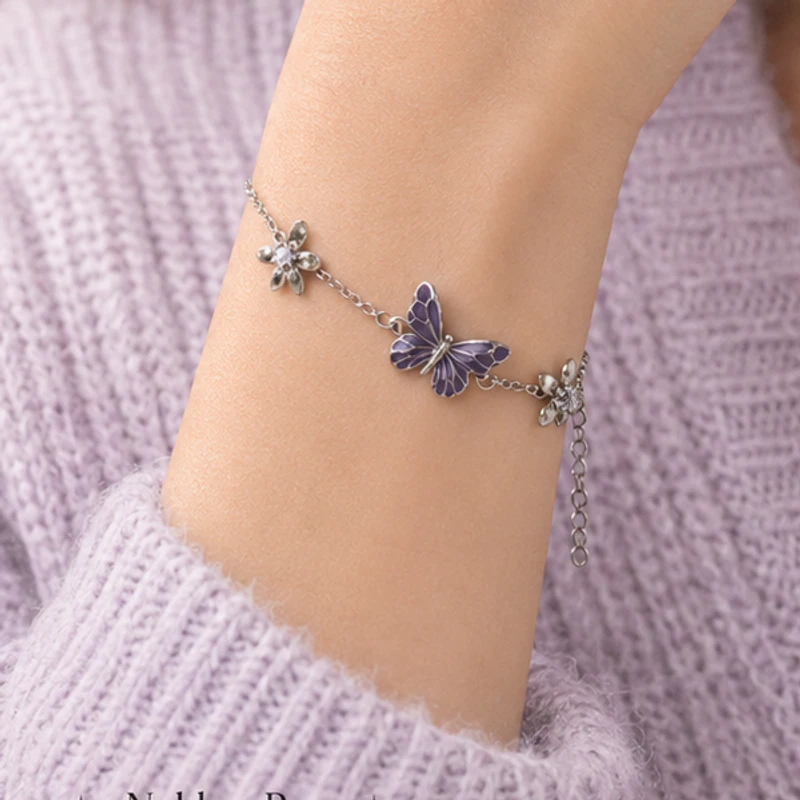 Purple Butterfly Bracelet — image 1 of 9