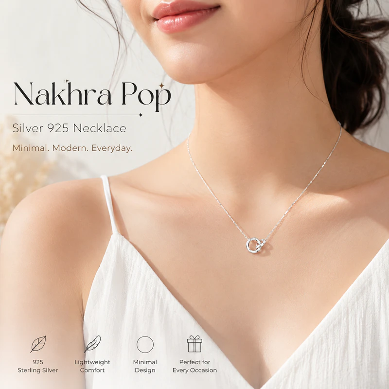 925 Silver Knot Necklace — view 1 of 7